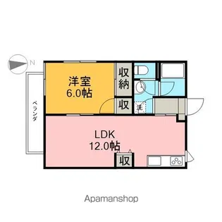 メゾン・ワイズA棟【1階】の間取り
