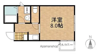 スワンハイム石橋【1階】の間取り