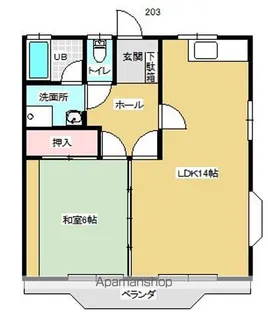 佐々木ハイツ【2階】の間取り