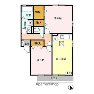 ラミアカーサ MA【1階】の間取り