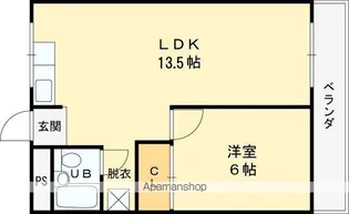 源ハイツ【2階】の間取り