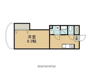 ガーデンハイム樗 2番館【2-201号室】の間取り