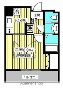 HF仙台レジデンスEAST【9階】の間取り