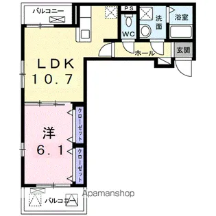 グラン ジェルメ【2階】の間取り