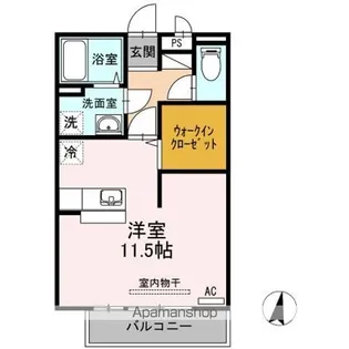 シャルル I棟【1階】の間取り