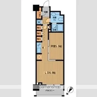 プライムアーバン日本橋横山町【8階】の間取り