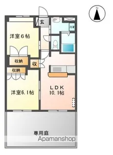 メトロイドⅡ【1階】の間取り