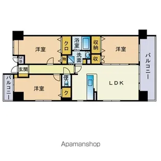 久ハウス【3階】の間取り