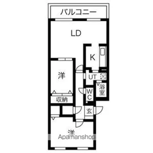 アルページュ【2階】の間取り