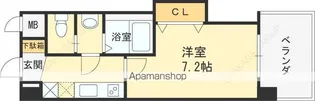 LUXE鶴見【6階】の間取り
