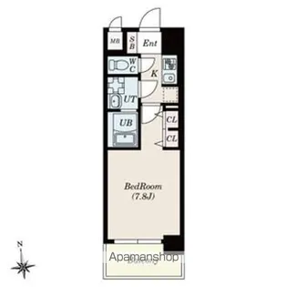 S-RESIDENCE桜本町awesome【5階】の間取り