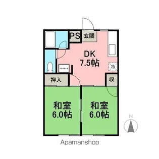 メゾン高橋【101号室】の間取り