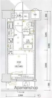 LUMEED横浜阪東橋【5階】の間取り
