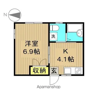 パインヒル10【201号室】の間取り