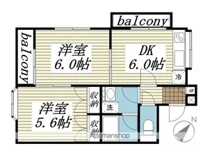 ジュネパレス八千代第28【2階】の間取り