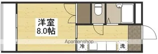ワタナベマンション【1階】の間取り