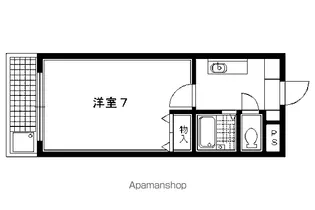 シューパレス【211号室】の間取り