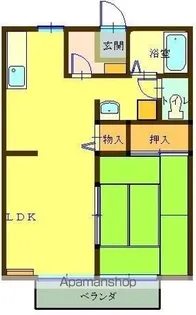サンガーデン大森【B101号室】の間取り