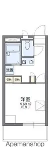 レオパレスグランシャリオ【103号室】の間取り