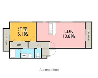 ハイツグランベル【2階】の間取り