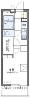 レオパレスヴィルヌーブ【1階】の間取り