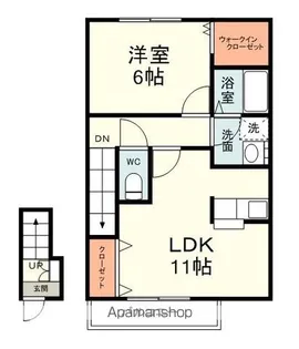 メゾン ド ヴィヴレ【2階】の間取り
