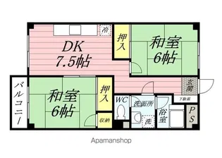 正木屋マンション【10階】の間取り