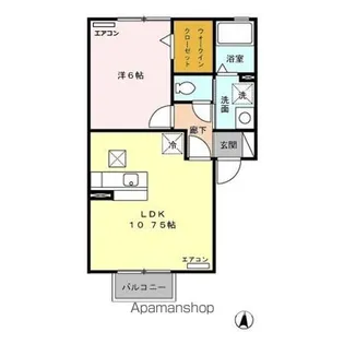 TIERRA COURT【1階】の間取り