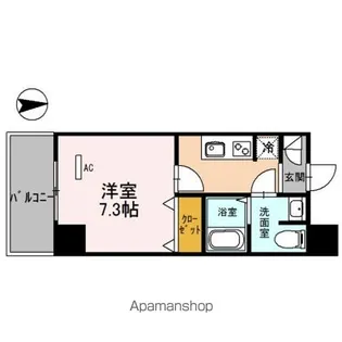 東京都中野区中野5丁目【マンション】の間取り