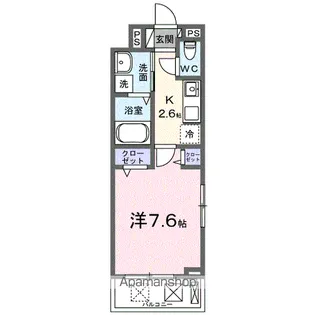 EXCELLENT中里【3階】の間取り