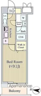 ALIVIO西麻布【6階】の間取り
