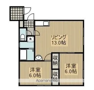 ハイツ牧【2階】の間取り