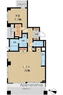 アーデン駒沢パークフロント【4階】の間取り