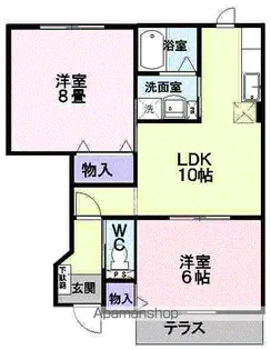 アスペンベールA【1階】の間取り