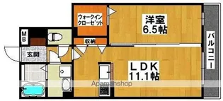 シャーメゾンさかい【305号室】の間取り