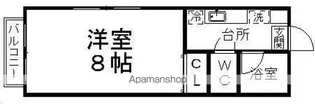 CASA泉【101号室】の間取り