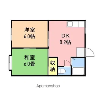 アルコ小針台【104号室】の間取り