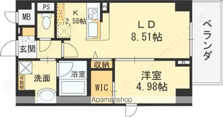 フラットレモン【4階】の間取り