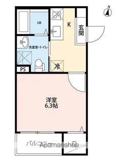 愛知県名古屋市守山区鳥羽見1丁目【アパート】の間取り