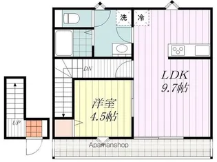 PRIM ROSE 土居田【203号室】の間取り