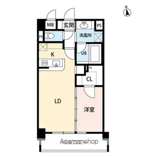 ディナミス【7階】の間取り