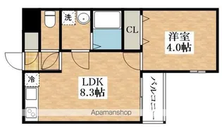 H−MAISON東住吉Ⅱ【2階】の間取り