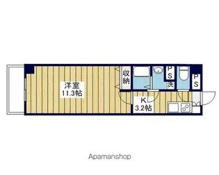 メゾン・ラセーヌ【4階】の間取り