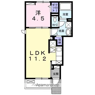 リナセント Ⅱ【1階】の間取り