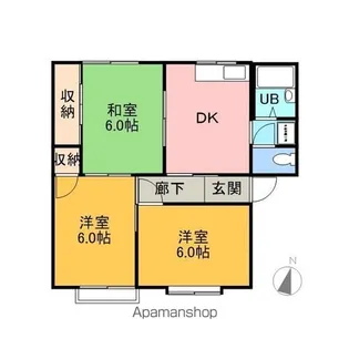 ハイツレジェンド【A号室】の間取り