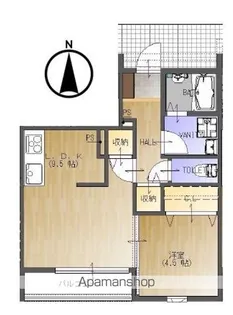 リムルダール下河原【102号室】の間取り
