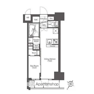 コンフォリア滝野川【2階】の間取り
