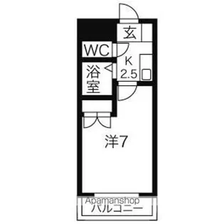リバティハイツ【207号室】の間取り