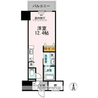 御幸レジデンス丸の内【5階】の間取り