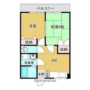 長谷川産業ビル【4階】の間取り